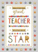 Picture of FOR A GREAT TEACHER YOURE A STAR CARD